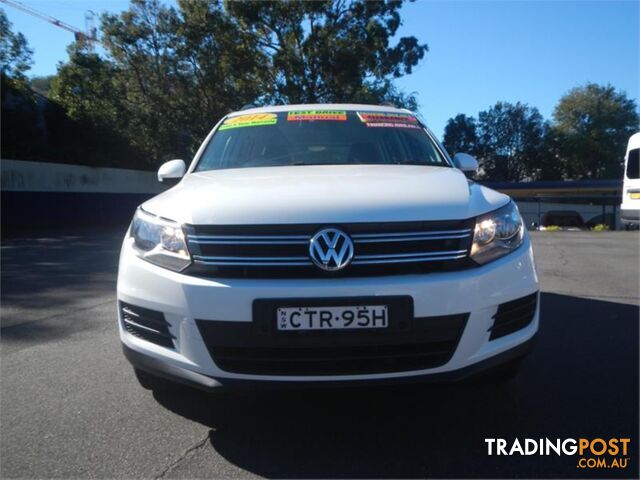 2014 VOLKSWAGEN TIGUAN 118TSI(4X2) 5NCMY14 4D WAGON