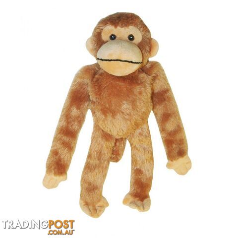 Happy Pet Swinger Chimp Dog Toy (Brown) (36cm) - 05057520985862 - PTM-UTBT256_1