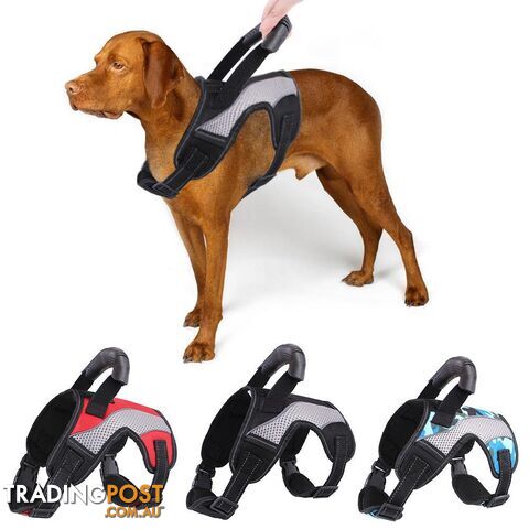 Red No Pulling Dog Harness Pet Puppy Vest for Outdoor Walking - SNL-6600087863428-39476512981124