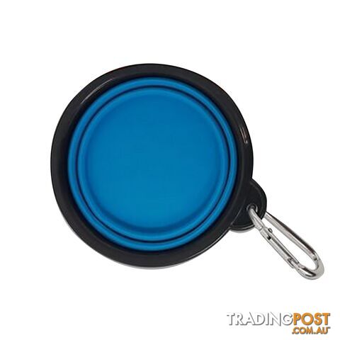 Henry Wag Travel Dog Bowl (Blue) (S) - 05059269429812 - PTM-UTTR592_1