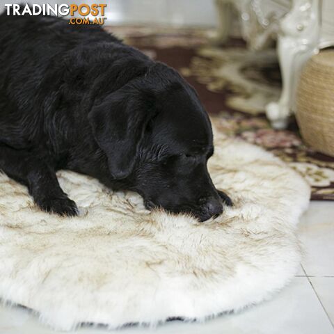 Faux Fur Foam Dog Bed - HHH-36745966289064