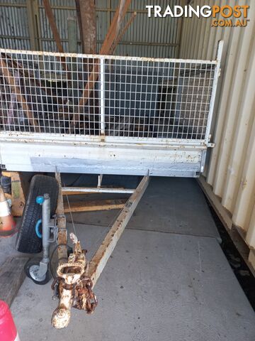 Box trailer with ramps, great for hauling plant.