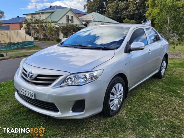 2010 TOYOTA COROLLA ASCENT ZRE152RMY09 4D SEDAN