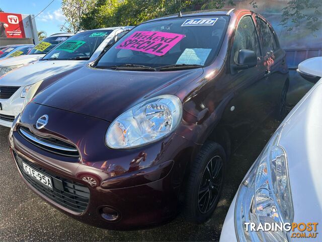 2012 NISSAN MICRA ST K13 5D HATCHBACK