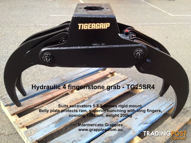 Excavator Stone Rock Grab - TG25SR4