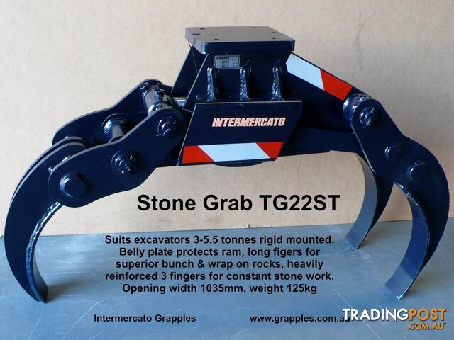 Excavator Stone Rock Grab - TG22ST