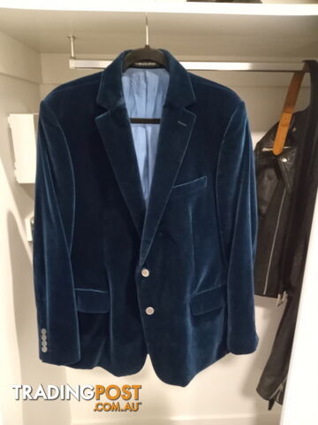 Rembrandt Blue Velvet Jacket