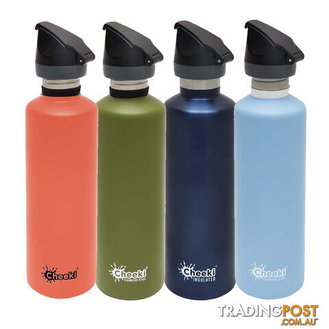 Cheeki Active Single Wall Water Bottle - 750ml - ASB750