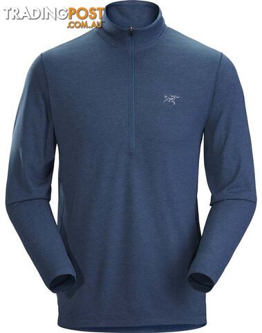 Arcteryx Cormac Zip Neck LS Mens Running Shirt - Ladon - XXL - L07521600-XXL