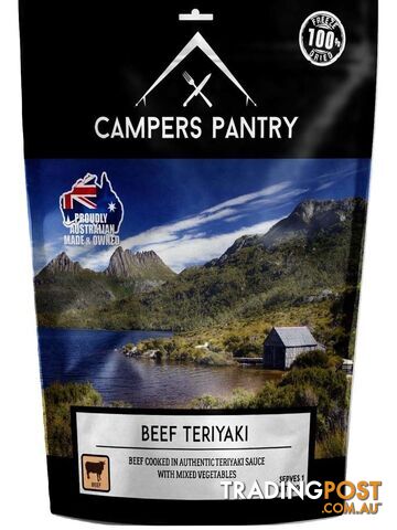 Campers Pantry Beef Teriyaki Freeze Dried Meal - CPBT10017
