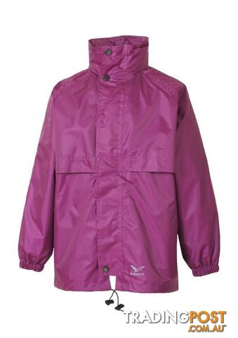 Rainbird Childrens Stowaway Rain Jacket - Orchid - MD - K8004-7-ORC-M