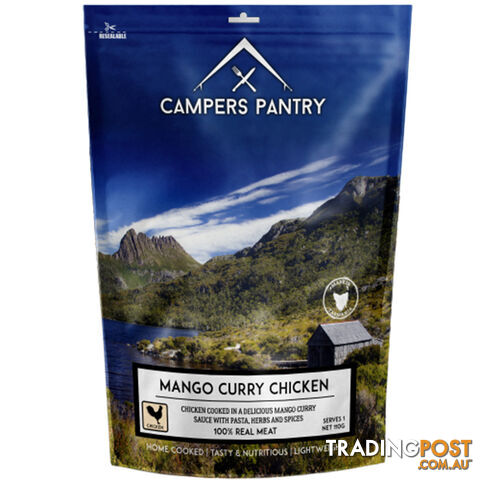 Campers Pantry Mango Curry Chicken Freeze Dried Meal - CPMCC11017