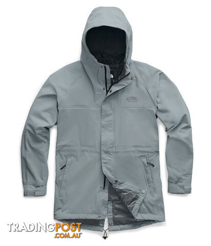 The North Face City Breeze Rain Parka Mens Jacket - Mid Grey - M -...