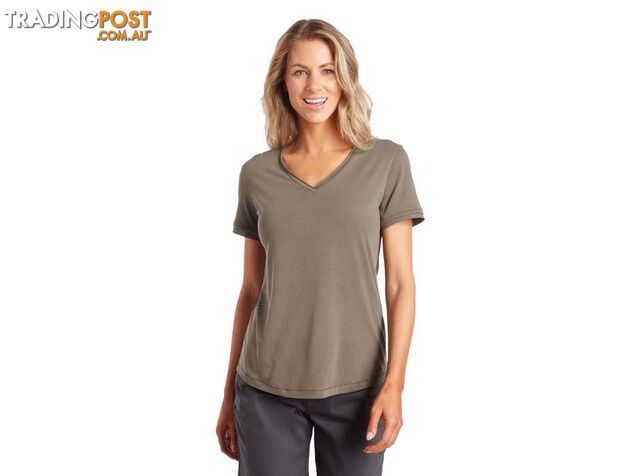KUHL Juniper Womens Short Sleeve T-Shirt - Olive - XS - KUH00399-Olive-XS