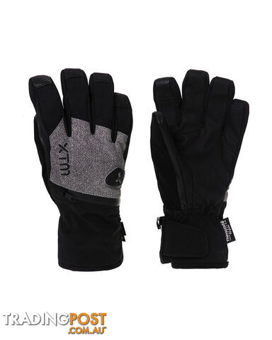 XTM Sage Adult Unisex Waterproof Snow Gloves - Grey Denim - Xs - DU020-GDM-XS