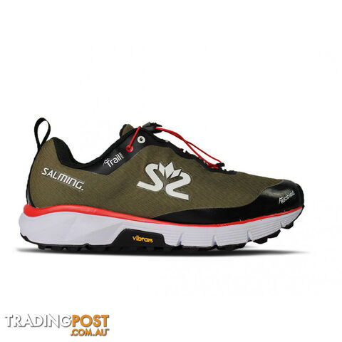 Salming Trail Hydro Womens Trail Running Shoes - Beige/Black - US9.5 -...
