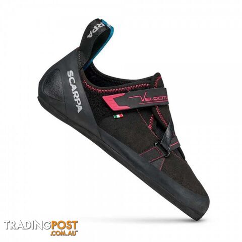 Scarpa Velocity Womens Climbing Shoes - Black/Raspberry - 8.5 -...