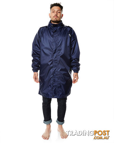 XTM Stash II 3/4 Stash Unisex Rain Waterpfoof Jacket - Patriot Blue - RU013-PBL