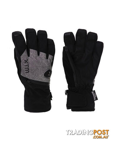 XTM Sage Adult Unisex Waterproof Snow Gloves - Grey Denim - M - DU020-GDM-M