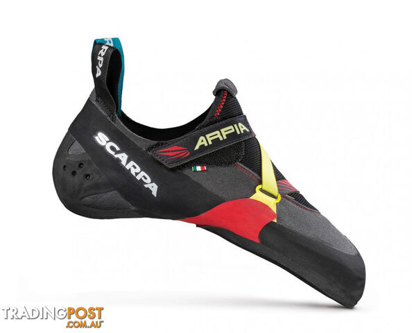 Scarpa Arpia Mens Climbing Shoes - Black/Red - 6US / EU38 -...