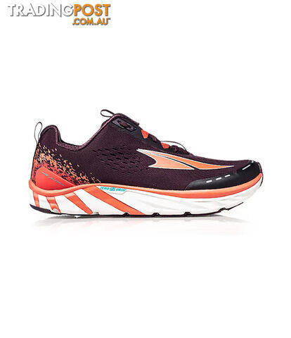 Altra Torin 4 Womens Wide Road Running Shoes - Plum/Coral - ALW1937F003