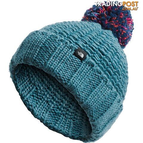 The North Face Cozy Chunky Womens Beanie - Mallard Blue - NF0A354AQ31
