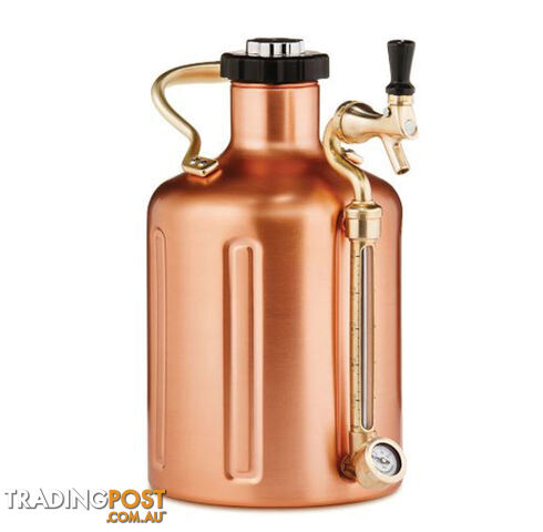 GrowlerWerks uKeg 128 Growler - 3.8L - Coppper Plated - GWA1002-CU-NB-00