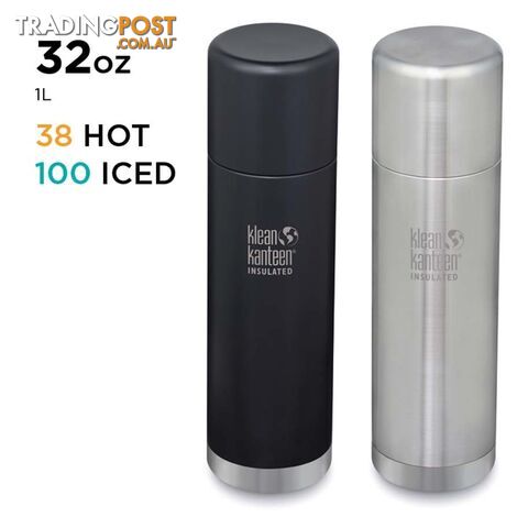 Klean Kanteen TKPro 1L Thermal Insulated Bottle - Shale Black - XK1004914 - photo 2 of 2