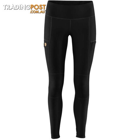 Fjallraven Abisko Trail Womens Tights - Black - CF89758