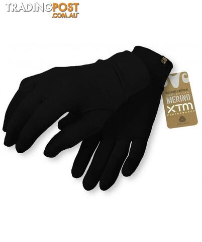 Xtm Merino Gloves-Black [Glove Size: XXL] - MU009-BLK-2XL