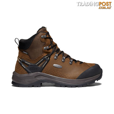 Keen Wild Sky Mid WP Mens Waterproof Hiking Boots - Dark Earth Black - US 9H -...