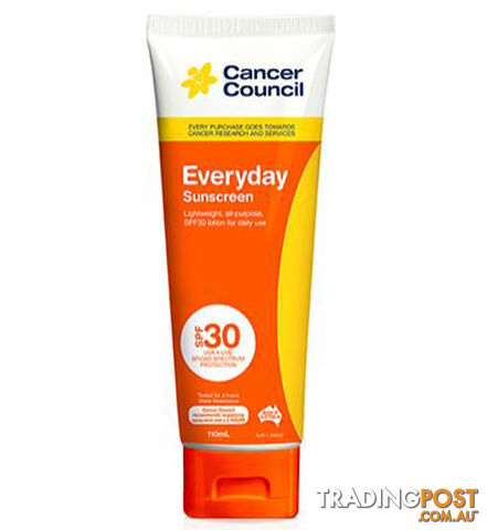 Cancer Council Everyday Tube SPF 30+ Sunscreen - 110 ml - CCS-TE-110