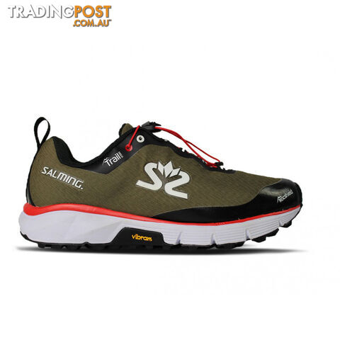 Salming Trail Hydro Womens Trail Running Shoes - Beige/Black - US10.0 -...