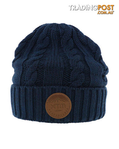 XTM Fall Line Merino Wool Beanie - Ink Blue - MU032-BLU