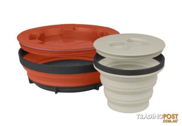 Sea To Summit X-Seal & Go Collapsible Food Container Set - AXSEALSET