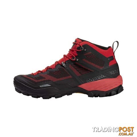 Mammut Ducan Mid GTX Mens Hiking Shoes - Dark Spicy/Black - 9US - 3030-03540-3618-1080