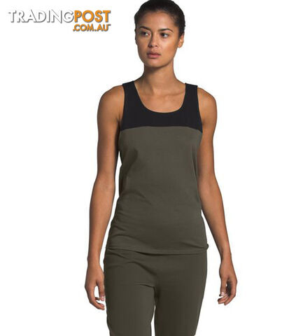 The North Face North Dome Womens Climbing Tank - New Taupe Green/TNF Black - Xs...