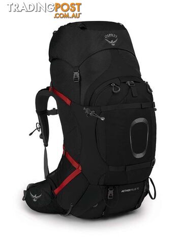 Osprey Aether Plus 70L Mens Hiking Backpack - Eclipse Grey - L/XL - OSP0890-EclipseGr-L-XL - photo 2 of 2