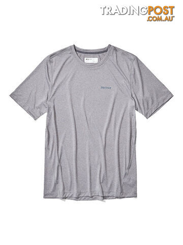 Marmot Conveyor SS Mens Lightweight T-Shirt - Steel Onyx Heather - XL -...