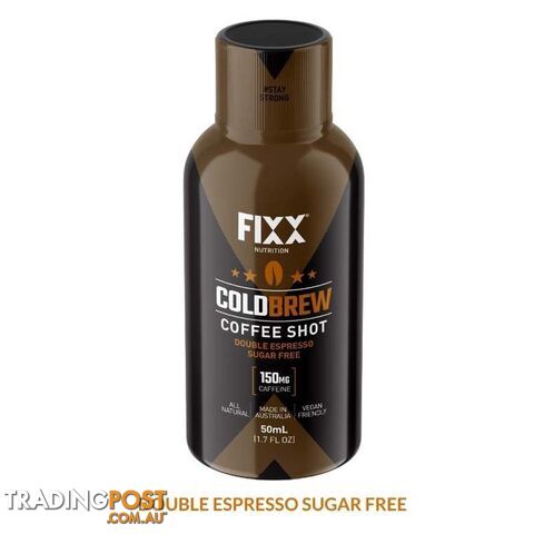 Fixx Nutrition Cold Brew Sugarfree Coffee Shot - 50ml - FXCBSUGAFREE