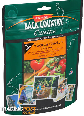 Back Country Cuisine Freeze Dried Meal - Mexican Chicken - Regular - BC415