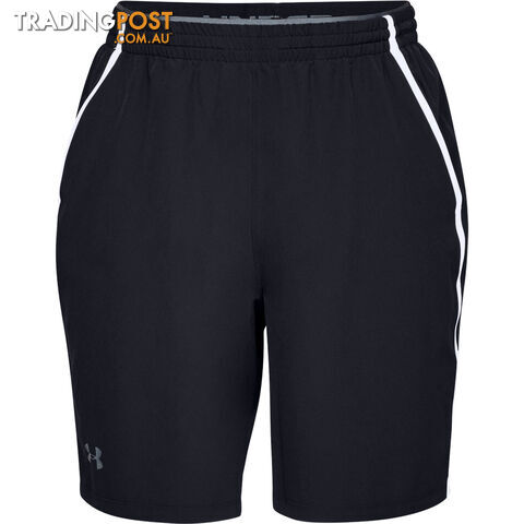 Under Armour Qualifier WG Perf Mens Shorts - Black/White - XL - 1327676-001-XL