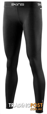 SKINS DNAmic Force Womens Long Compression Tights - Black - SWDF40000019001