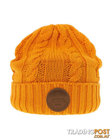 XTM Fall Line Merino Wool Beanie - Yellow - MU032-YLW