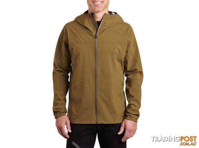 Kuhl Stretch Voyagr Mens Waterproof Jacket - Olive - L - KUH00358-Olive-L