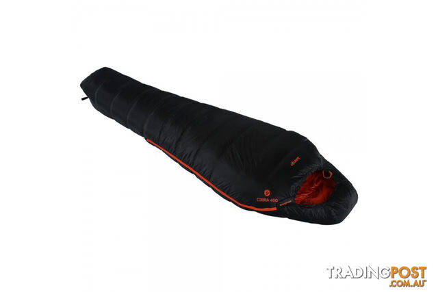 Vango Cobra 400 Down Insulated Sleeping Bag - Anthracite - VSB-CO400-Q