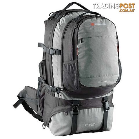 Caribee Jet Pack 75L Travel Backpack with Daypack - Storm Grey - 68062