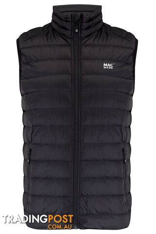Mac In A Sac Alpine Mens Down Vest - Black - M - MAC-VEST-BLACK-M