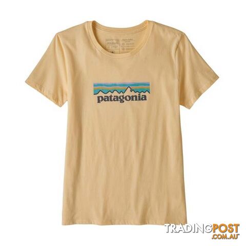 Patagonia Pastel P-6 Logo Organic Crew Womens T-Shirt - 39576