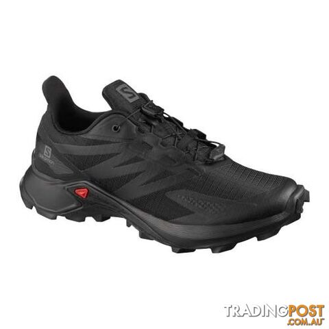 Salomon Supercross Blast Womens Trail Running Shoes - Black/Black - 411073